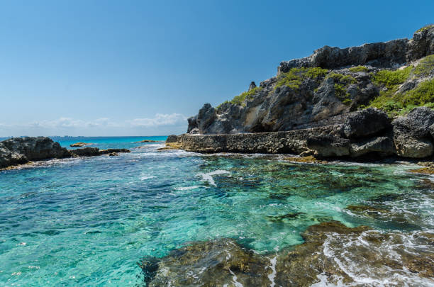 istock Scenic view from the cliffs of Isla Mujeres 1142531529