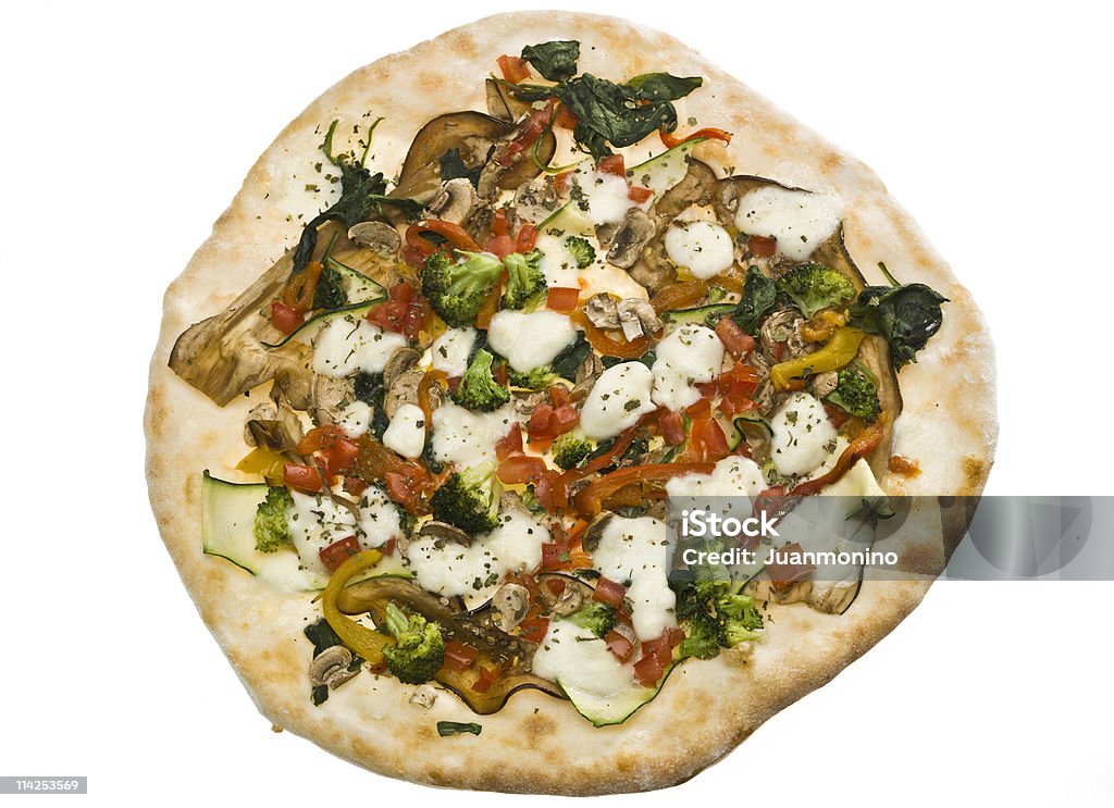 Pizza vegetariana - Foto stock royalty-free di Pizza
