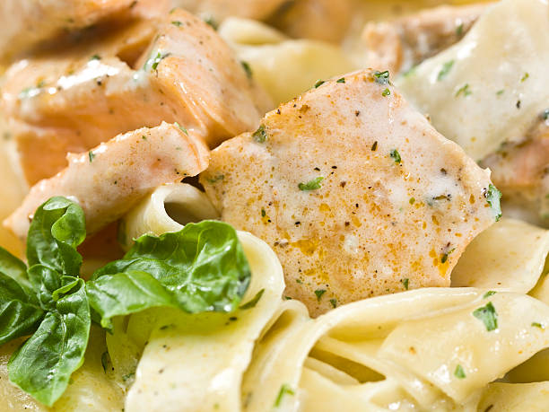 Creamy Salmon Tagliatelle
