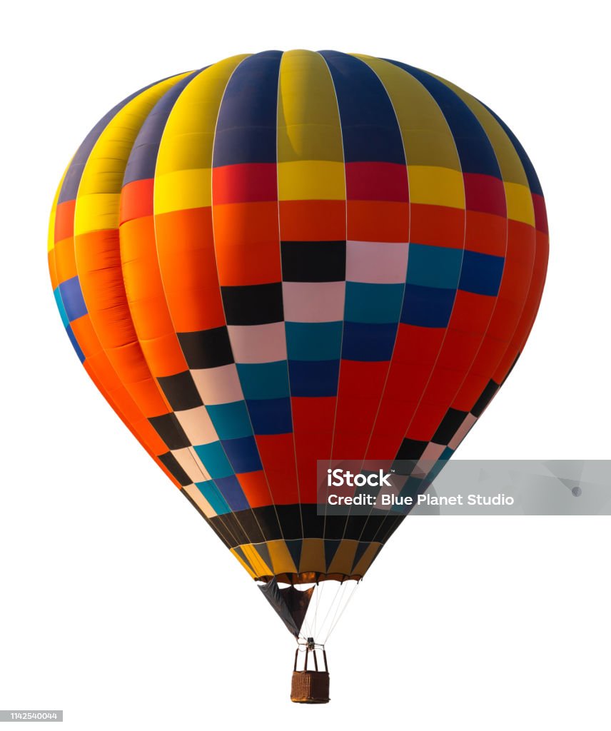 Hình Ảnh Riêng Biệt Của Khinh Khí Cầu Bị Cô Lập Trên Nền Trắng ...