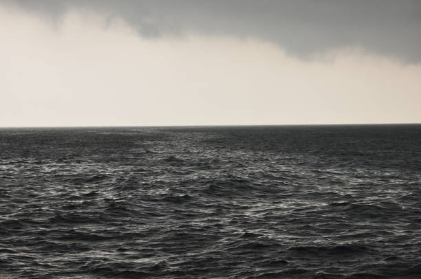 istock Storm on the Java sea. Indonesia. Heavy rain and overcast sky. 1142552114