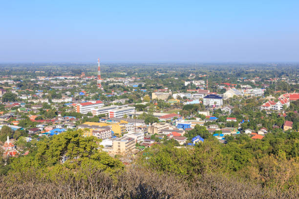 istock Petchaburi city bird eye view 1142555578