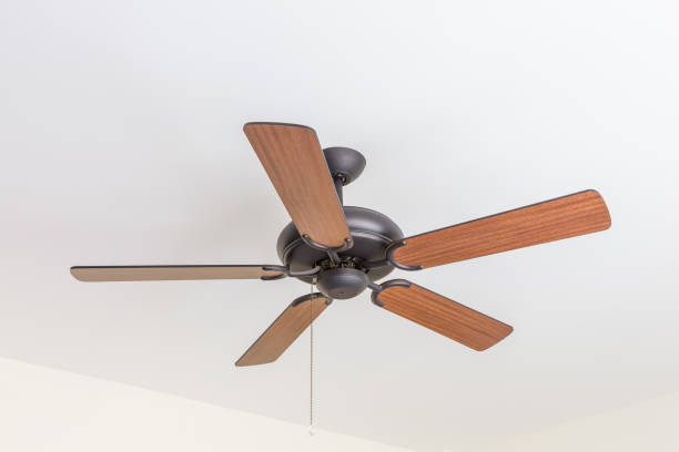 istock Electric vintage ceiling fan 1142555612