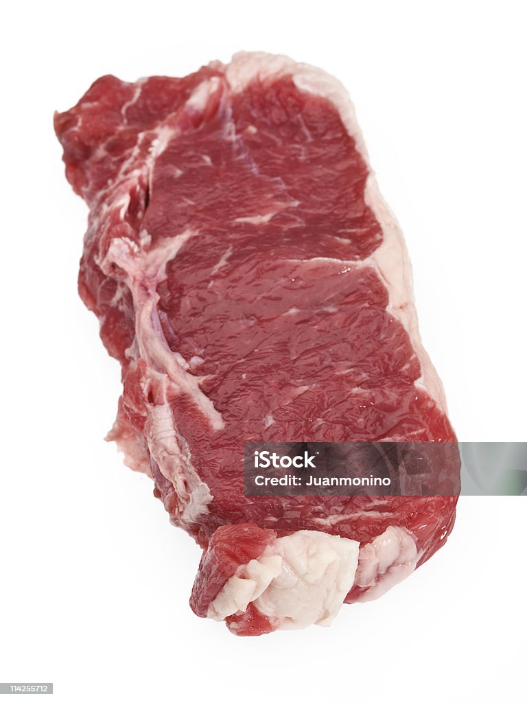 Raw New York Steak - Foto de stock de Bife royalty-free