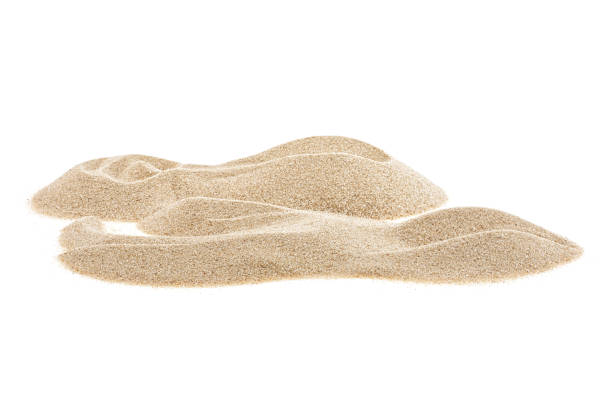 istock Sand pile isolated on a white background 1142574034