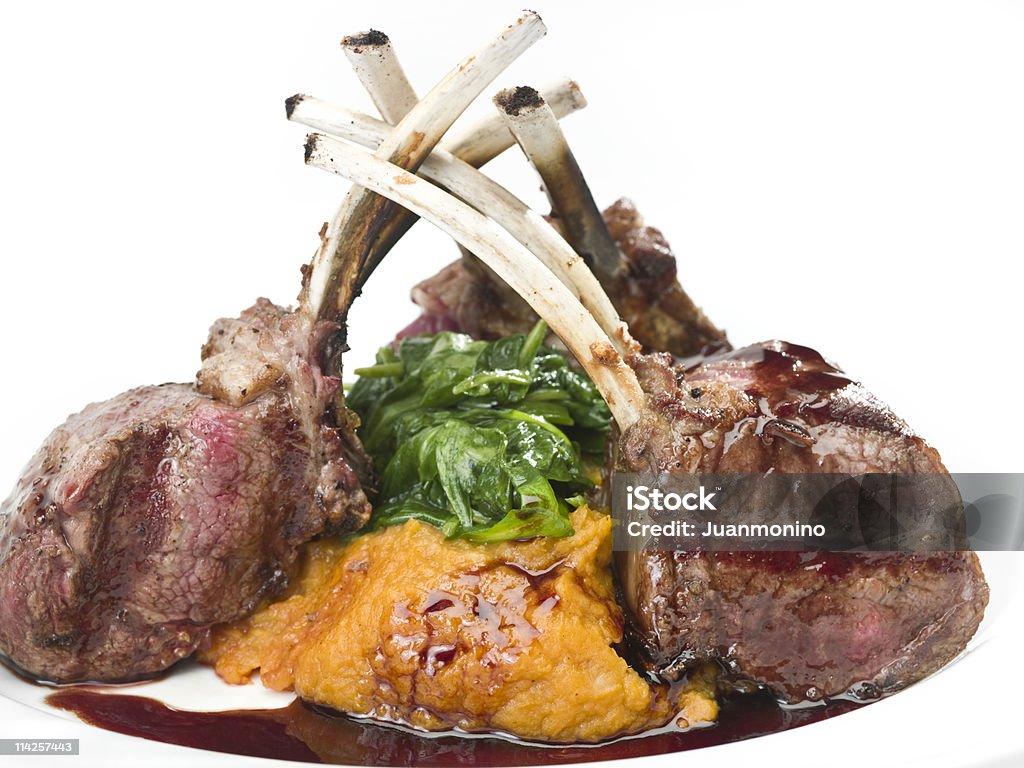 Costeletas de carneiro - Foto de stock de Carne de Carneiro royalty-free