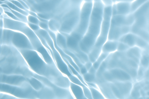 clear blue wave abstract or rippled water texture background