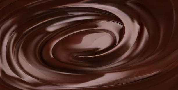 illustrazioni stock, clip art, cartoni animati e icone di tendenza di sfondo cioccolato, vettore realistico 3d - chocolate chocolate candy backgrounds brown