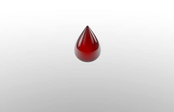 goccia di sangue. isolato - blood blood donation blood cell drop foto e immagini stock