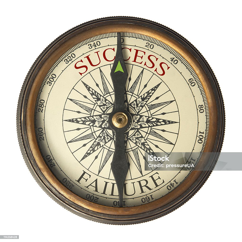 Success compass  Advice Stock Photo