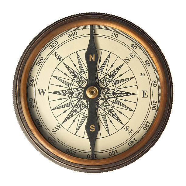 antiguidade bússola - compass direction antique guidance imagens e fotografias de stock