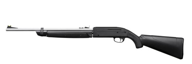 istock pneumatic rifle isolated on white background 1142587826
