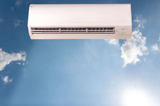 istock Air conditioners, air conditioners, coolers separated from the background 1142588892