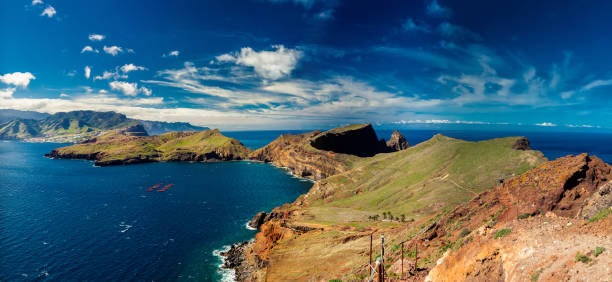 istock Panoramic view at Ponta de Sao Lourenco 1142589813