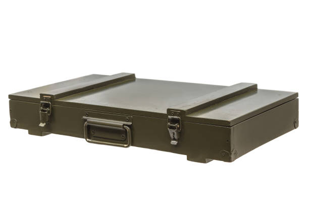 istock wooden green box for weapons isolated on white background 1142595029