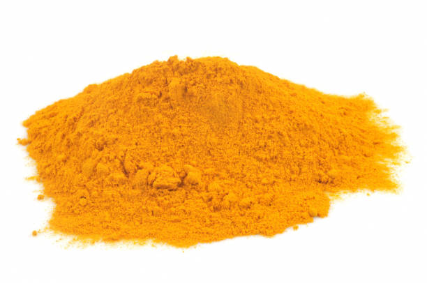 istock Curcuma powder on a white background 1142595378