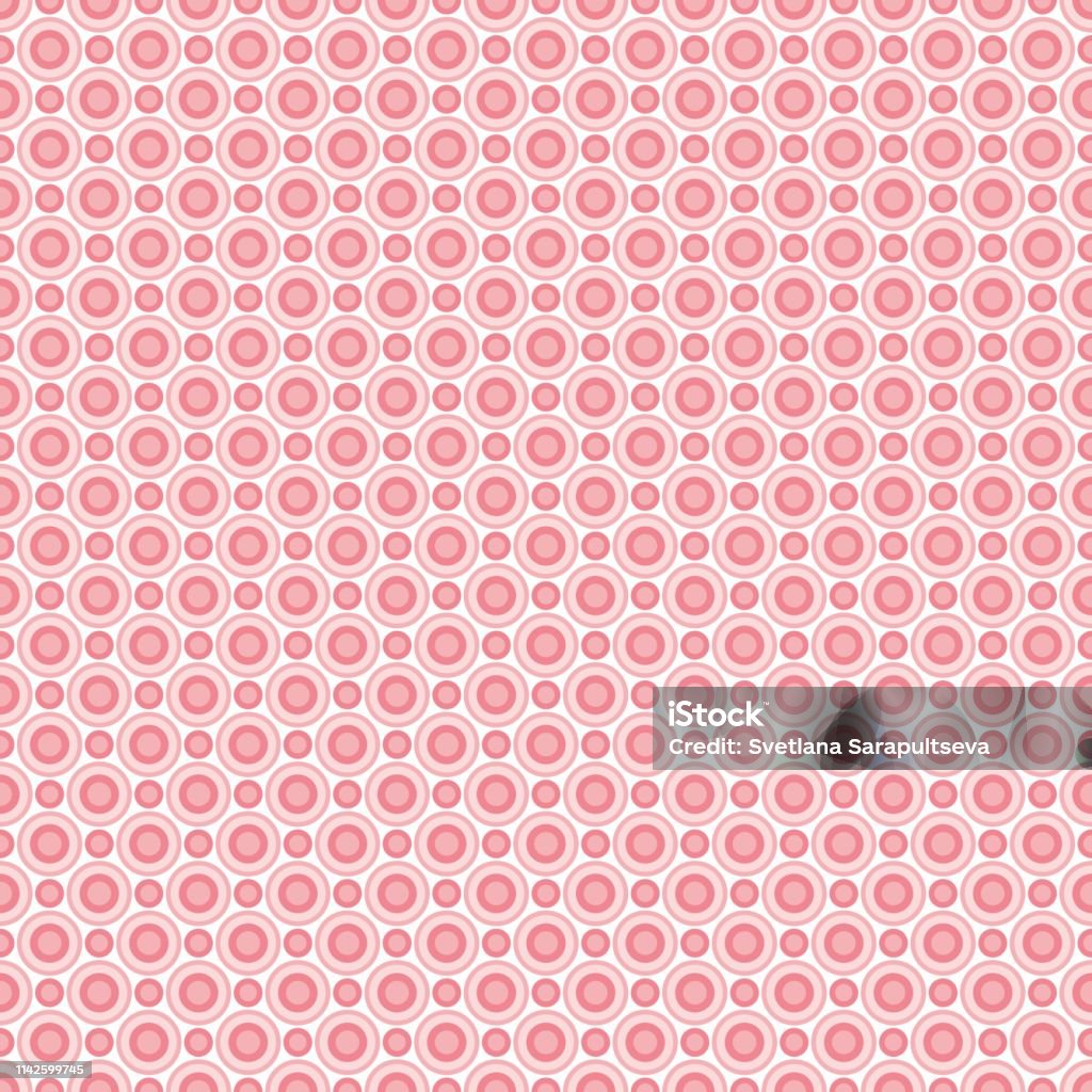 Ilustración de Patrón Sin Costuras De Círculos Rosados Abstractos Para  Telas Fondos De Pantalla Manteles Estampados Y Diseños Archivo Eps y más  Vectores Libres de Derechos de A cuadros - iStock
