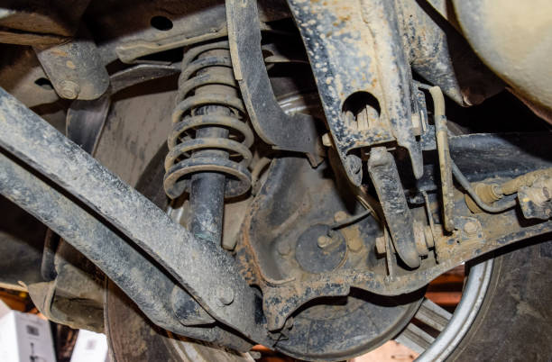 istock Bottom view of a car. 1142599929
