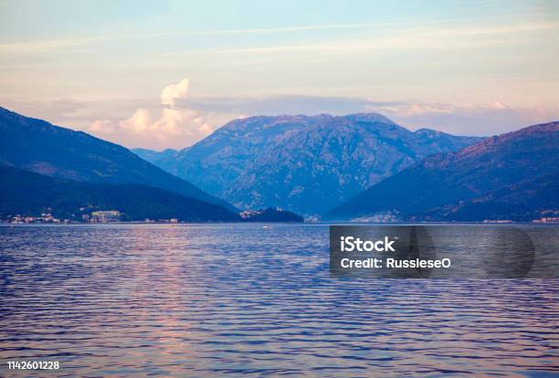 Sea Water Surface And Mountains Stock Photo - Download Image Now - Balkans, Beach, Beauty
