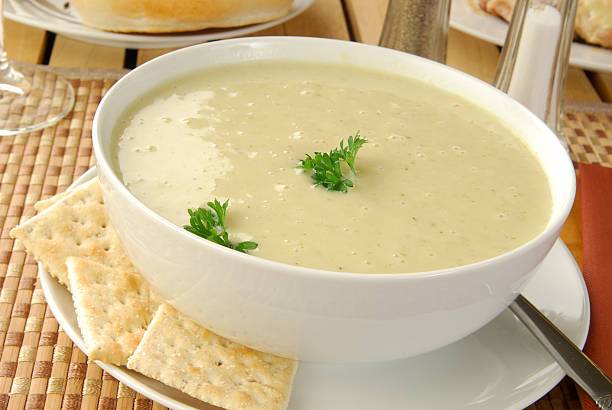 istock Bowl of broccoli soup 114260737