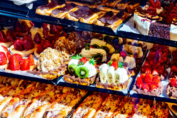 istock Cake shop window in Amsterdam 1142607958