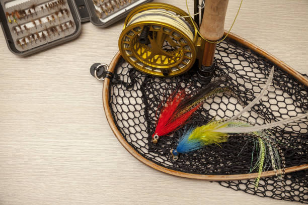 istock Fly fishing equipment 1142608903