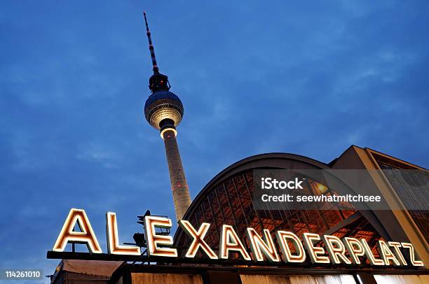 Alexanderplatz Bei Nacht Berlin Deutschland Stockfoto und mehr Bilder von Abenddämmerung - Abenddämmerung, Alexanderplatz, Architektur