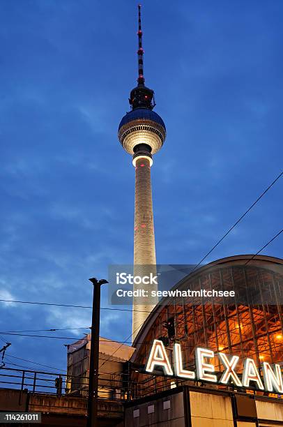 Alexanderplatz Bei Nacht Berlin Deutschland Stockfoto und mehr Bilder von Abenddämmerung - Abenddämmerung, Alexanderplatz, Architektur