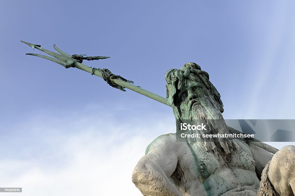 Den Neptun-Brunnen in Berlin, Deutschland - Lizenzfrei Griechische Mythologie Stock-Foto