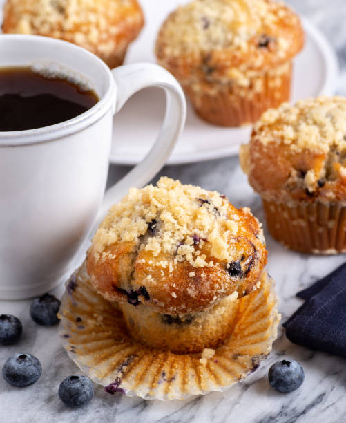 istock Blueberry Muffins with Fresh Berries 1142611164