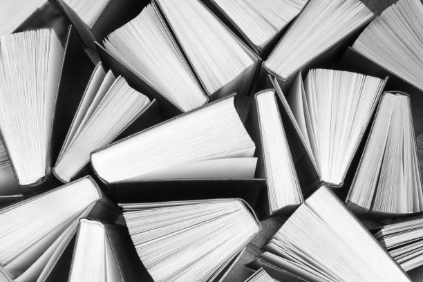 istock Background from old and used hardback books. 1142615878