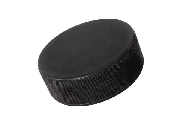 Hockey Puck Hockey puck isolated on white. hockey puck photos stock pictures, royalty-free photos & images