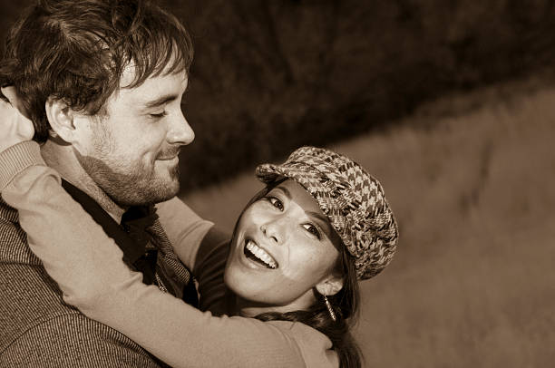 istock Happy couple outdoors 114261929