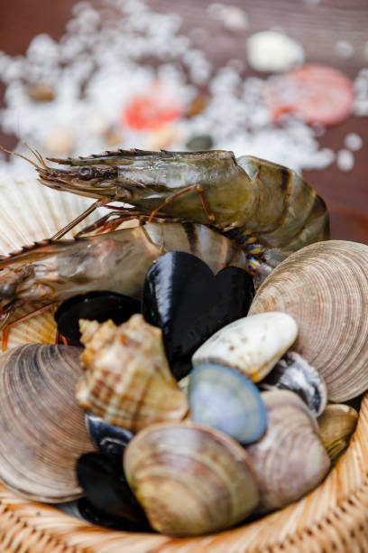istock Shrimp and Seafood Cooking Materials 1142619685
