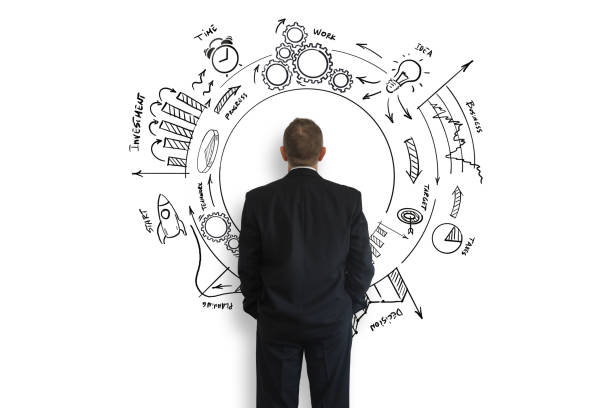 istock Businessman creative bright idea innovation business strategy decisions 1142620672