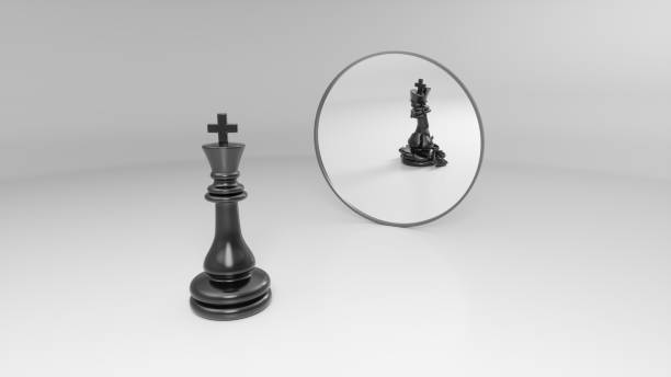 istock black king sees his broken reflection in the mirror 1142621273