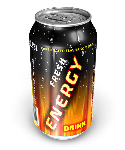 istock Energy drink in metal can 114262152