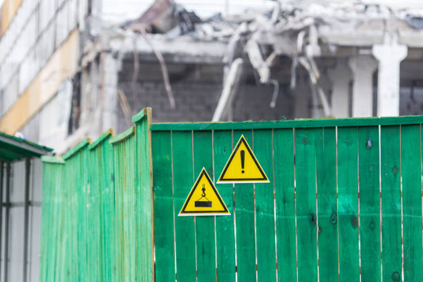 istock Remains of a building destroyed by war or construction 1142625453