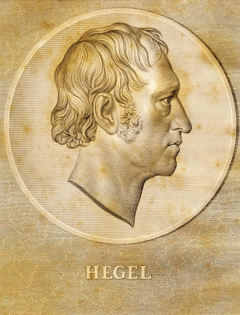 ilustraciones, imágenes clip art, dibujos animados e iconos de stock de retrato de perfil de georg wilhem friedrich hegel, filósofo - only men mid adult men men author