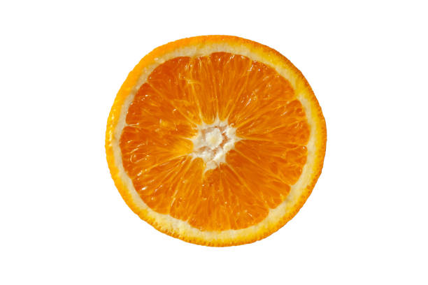 istock bright slice of juicy orange, isolate 1142626942