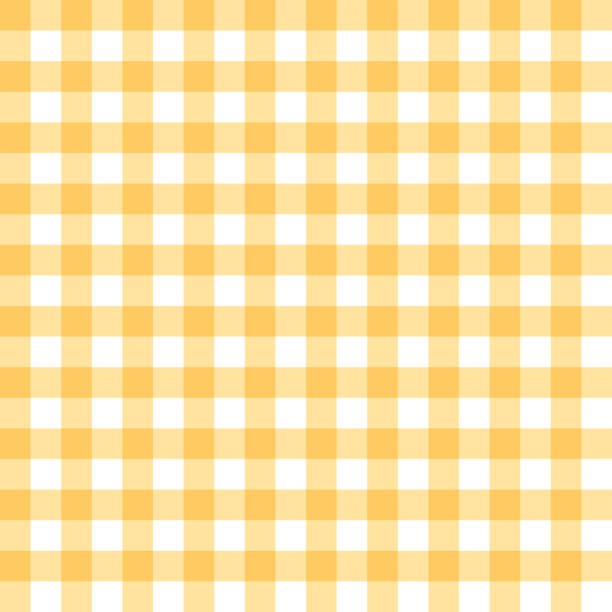 Yellow tablecloth texture. Seamless background. Yellow tablecloth texture. Seamless background. picnic blanket stock illustrations