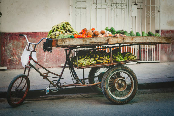 istock bicycle loaded with fruits in cuba 1142627373