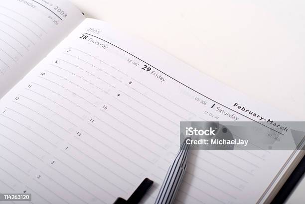 February 29 Stock Photo - Download Image Now - Black Color, Blank, Calendar