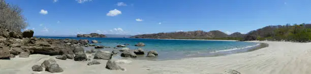 scenic Playa Rajada near La Cruz in Costa Rica