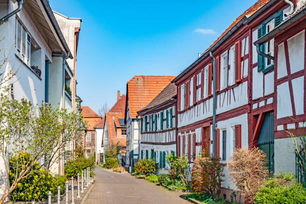 istock Hanau, Kesselstadt, half timbered houses 1142634801