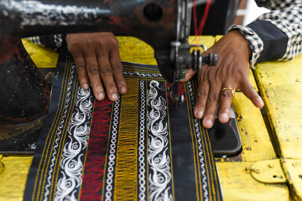 istock traditional motif embroidery with a machine 1142634837