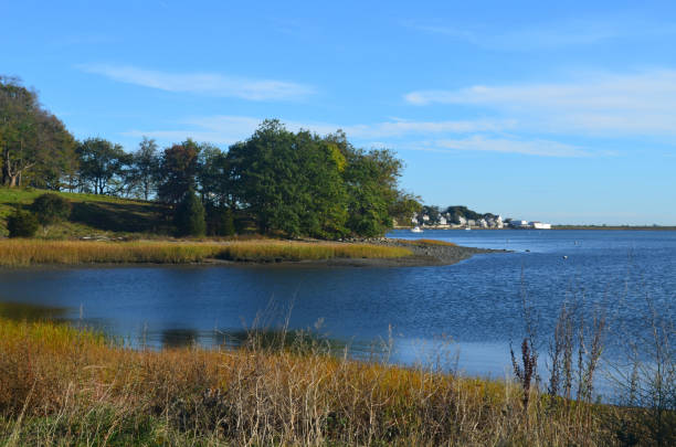 istock Autumn at World's End in Hingham MA 1142636169