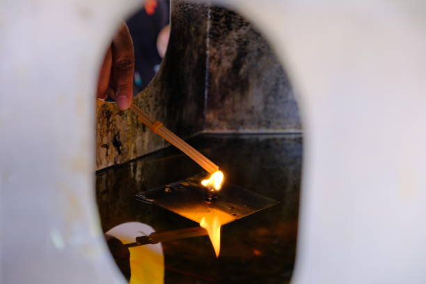 istock Burn incense and candles in Thai temples 1142636553