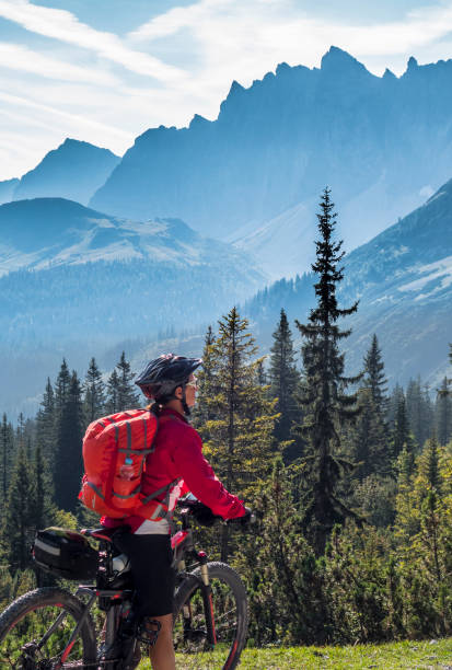 istock Mountainbiking in The Karwendel mountains 1142641260