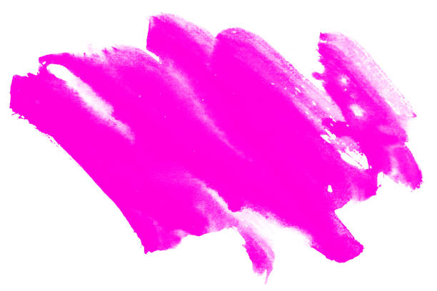 istock stain with watercolor magenta paint 1142643392